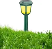 Pathway Lights Solar Powered,2X Solar Pathway Lights Animals Prevention Lamp | Weatherproof Ultrasonic Lamp with Soft Illumination for Raccoon, Squirrel, Skunk, Rabbit