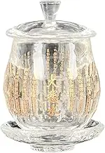 OSALADI Retro Decor Drinking Glasses Home Decor Sacrifice Vintage offerings Cup Buddhist Supply Supplies enshrine Cup Water Cup offering Supply Crystal for Buddha Decorative Cup