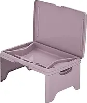Laptop Desk | Bed Table Tray | Folding Car Lap Desk | Couch Tray | Car Seat Table Tray with Storage Efficiency | Laptop Stand Bed Tray for Dorm, Bedroom, Travel, Business Trips