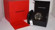 FERRAGAMO Watch SFKZ00423 Chrono 1927 Green Dial Stainless Steel 42 mm