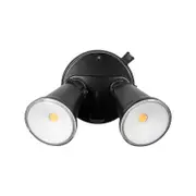 Brilliant Black Lamy DIY Twin Security Light