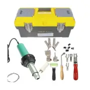 Go2Home 1600W Plastic Welder Kit Hot Air Welder Gun Complete Tool Set Hand He...