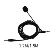 Microphone Cable Adapter 3.5mm Jack Smartphone Mute 1.2M 1.5M Headset Audio
