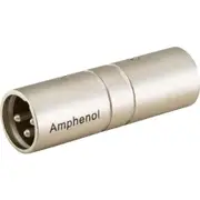 AMPHENOL PD4905 3 Pin XLR Plug To Plug Gender Changer 3 PIN XLR PLUG TO PLUG