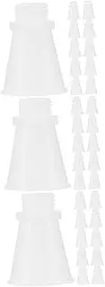 HOLIDYOYO 3sets Fire Extinguisher Nozzles Replacement Nozzles for Fire Extinguishers Sturdy Plastic Construction Easy to Use and Install 20pcs*3