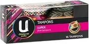 U by Kotex Designer Tampon, Super 16 Pack