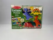 Dinosaur Chunky Puzzle Toys & Games Puzzles Lci3747 Melissa & Doug DAMAGED