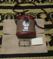Brand New DORAEMON x GUCCI mini bucket bag Rare Limited