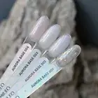 NEW Komilfo Aurora Potal Rubber Base 8ml Color Rubber Base Color Gel Nail Polish