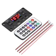 12V Car FM Radio Module Bluetooth Speaker MP3 Decoder Board USB/TF Music Player