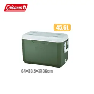 【COLEMAN】POLYLITE 大提把手提冰箱 綠橄欖 45.6L CM-34686