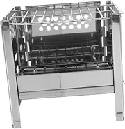 BUTIFULSIC 1 Set Portable Stainless Steel Barbecue Grill Rack Compact Folding Design for Outdoor Picnics and Camping Lightweight Bbq Tool for and Use Durable and Fire Resistant Grill