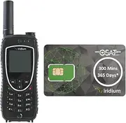 Iridium 9575 Extreme Satellite Phone Telephone & Prepaid SIM Card with 300 Minutes / 365 Day* Validity - Voice, Text Messaging SMS Global Coverage