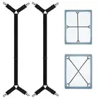 Sheet Keeper Straps Bed Sheet Holder for Corners Bedsheet Stays Suspender Cli...