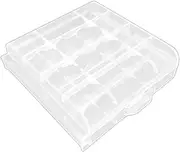 Clear Battery Storage Box | Transparent Battery Storage Box | Portable AA Battery Organizer Case With Lid | Compact Holder For Easy Access And Safe Battery Storage