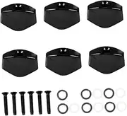 Yardwe 6 Sets Guitar Tuning Caps with Turner Handles for Accurate String Durable Stylish Design for Electric and Acoustic Instruments