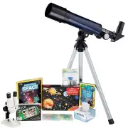 Kids Telescope Space Watcher Series with 18-90X 360x50mm Compact Telescope Kit 7