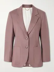 [Victoria Beckham] Victoria Beckham - Twill Blazer - Lilac - UK 14 UK 14 Purple