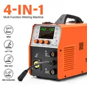 HITBOX 200A 4 in 1 MIG Welder 220V Lift TIG ARC Aluminum Welding Machine IGBT AU