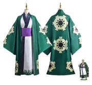 One Piece Wano Country Zoro Roronoa Costume Anime Cosplay Kimono