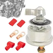 Battery Isolator On-Off for Car | High Current Battery Shutoff Key 300A | Terminal Insulator Replacement, Repairing Accessories for Boats RVs