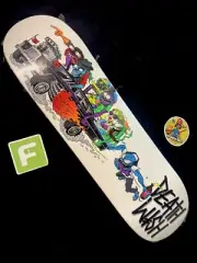 SUPER RARE Erik Ellington Creeps Deathwish Skateboard Deck Team Model In Shrink