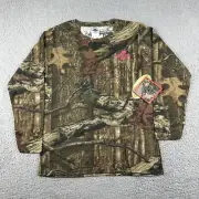 Mossy Oak Shirt Womens Medium Camo Break-Up Infinity Long Sleeve Outdoor Ladies