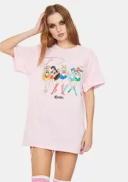 [Primitive Company] Pink Sailor Moon Graphic Tee