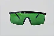 IPL 200nm-2000nm Hair Removal and Beauty Laser Safety Glasses for Operator Eye Protection (Green)
