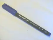 Staedtler Lumocolor Permanent Markers Blue 1.0mm (M) Blue x 3 pens