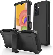Galaxy A13/A04S Case - Military Grade Drop Protection, Water-Resistant, Shockproof & Durable Belt Clip Holster