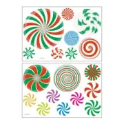Festive Wall Sticker Decal Glow in The Dark Christmas Wall Sticker XmasWindow
