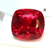 Natural Blood Red Ruby Cushion Cut 11.10 Ct AAAA+ Rare Certified Loose Gemstone