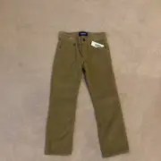 NWT OLD NAVY CORD PANTS, KIDS 5, TAN, SKINNYWITH ADJUSTABLE WAIST, 5 POCKETS