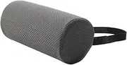 Lumbar Roll Pillow Lower Back Roll Support, Accessories, Lumbar Support Pillow, Comfortable, for Office Home Traveling Car, Gray