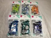 DAISO Japan Petit Block 6 Dinosaurs Set Assembly Educational Toys