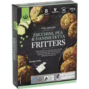 Woolworths Zucchini & Fetta Fritters 8 Pack 240g