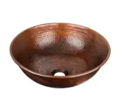 Hammered Copper Sink--Thompson Traders--14" Diameter