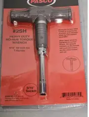Pasco 2SH Torque Wrench 5/16 60Lb Gray Sleeve New