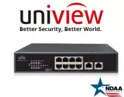UNV 4K 8 PoE+2 Port Switch Uniview Surveillance Security Accessory