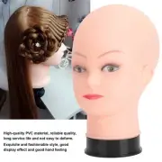 Mannequin Head Model Bald Manikin Doll Head Training Soft Wig Glasses Displa WPD