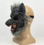 Halloween new animal headgear wolf head mask half face Prom props