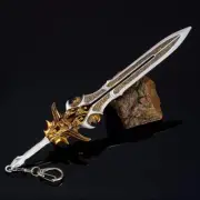 22cm Blade of Olympus God of War Weapon Metal Kratos Zeus Keyring