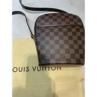 在飛比找蝦皮購物優惠-LV 棋盤格肩背包 經典Damier  N51294 蘋果包