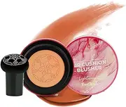 Air Cushion Matte Blush, Blush For Cheeks, | Makeup Blussh | Beauty Cosmetics Long-Lasting Highlighter Contour For Wedding Festive Holiday Everyday partty, Loose Bllush Compact Long-lasting