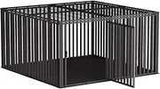 LURIVA Extra Large Steel Tube Dog Crate with Mat Base, 48"x48"x28" Heavy Dog Crates for Large Dogs, Big Dog Cage, Dog Kennel, Puppy Dog Playpen with Top, Pet Cage, Indoor Outdoor, XXL2