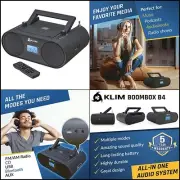 Boombox Reproductor de CD Sistema portátil con Bluetooth ina para casa y familia