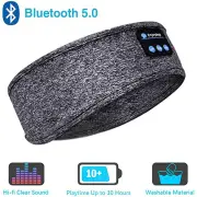Sleeping Wireless Headphones Bluetooth Headband Noise Cancelling Sleep, Sport Headband Sleeping Headsets Grey