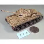 T 014: 絕版二手藏品，EASY MODEL出品，1：72 ，二戰德軍PZ . KPFW (虜獲蘇軍KV-1之改裝版