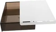 HOODANCOS Under Desk Drawer Organizer Adhesive Installation Hidden Storage for Office Supplies No Drill Space Saving Drawer Attachment for Desk Suitable for Papers and More